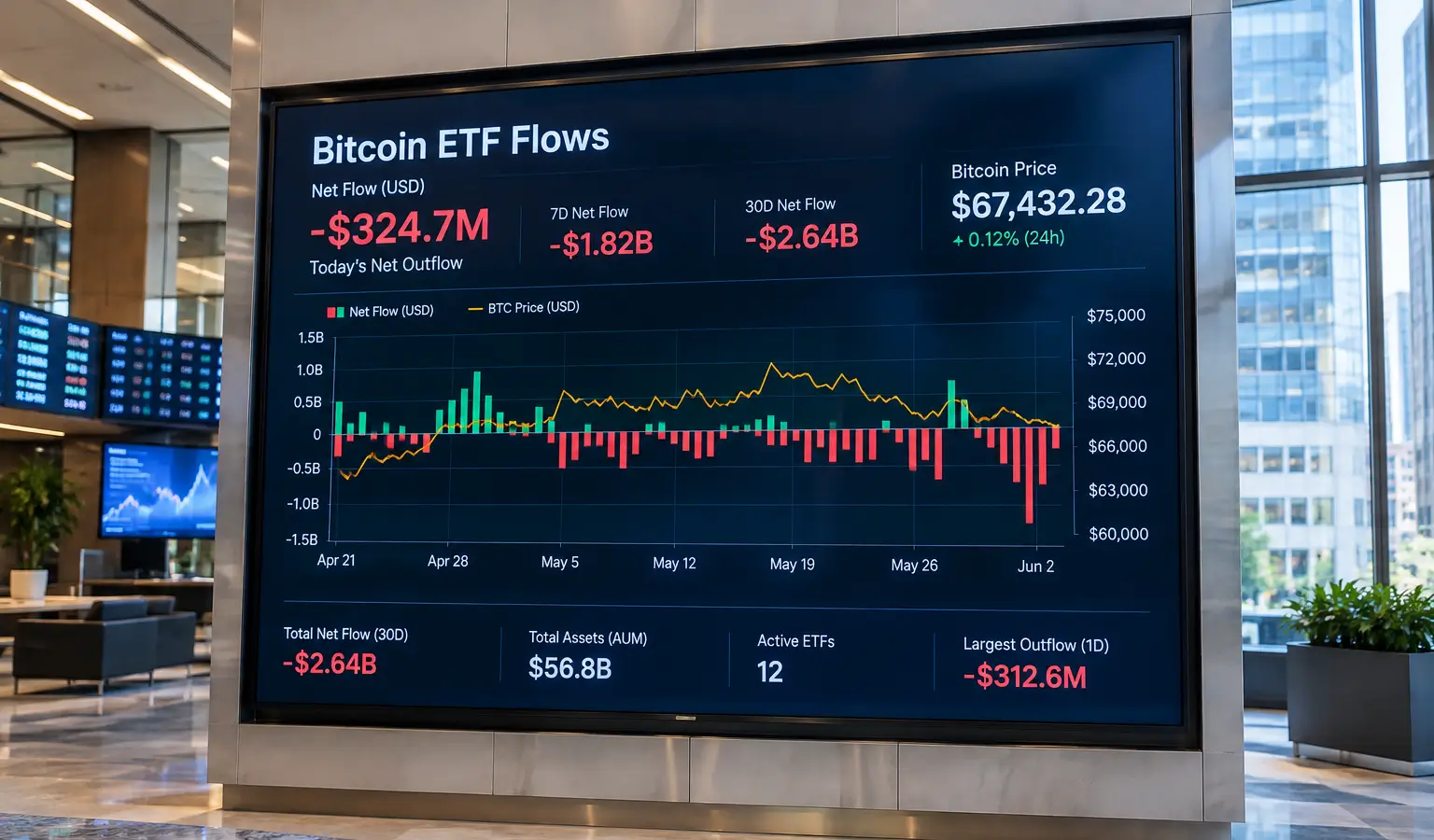 比特币和以太坊ETF十月净流出9.86亿美元